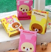Image of Set de 6 blocs-notes Rilakkuma pliable