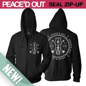 Image of Seal Zip Up Hoodie