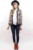 Image of snowflakes cardigan