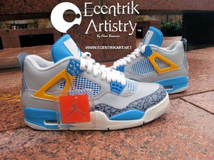 Image of Air Jordan IV retro "Brother Of Mars" Custom
