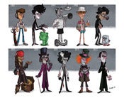 Image of The Evolution of Johnny Depp Print