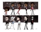 Image of The Evolution of Michael Jackson Print