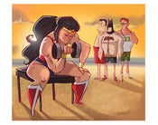 Image of Wonder Woman Workout Print