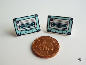 Image of Cassette Tape Earrings