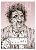 Image of 'Leatherface' Monster MugShot print