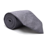 Image of Silk Tie, Grey