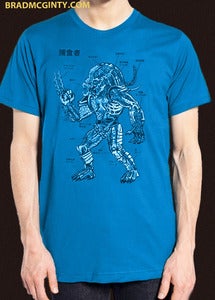 Image of ANATOMY OF THE PREDATOR T-SHIRT 
