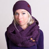 Image of Button Scarf -Organic Cotton