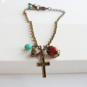 Image of Divine Cross Bracelet
