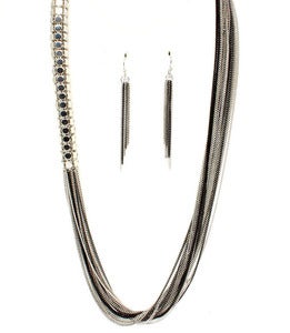 Image of Dual Silver Necklace