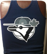 Image of "FITTED JAYS" Tank top (GREYS)