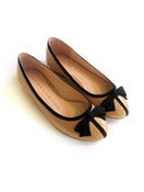 Sacha London Querida Ballet Flat - Nude/Black