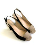Sacha London Larisa Slingback - Sable/Black