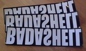 Image of BADASHELL logo bumper sticker