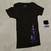 Image of PIN . black . purple