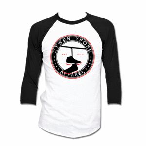 Image of 'Bred' Emblem Baseball Tee