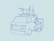 Image of Blobby Boys Van Playset