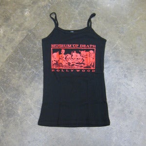 Image of Bed Of Skulls (Red) - Women's Strap Top