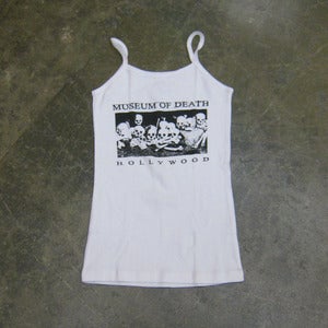 Image of Bed Of Skulls (White) - Women's Strap Top