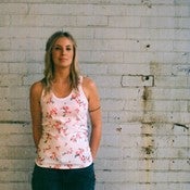 Image of Vintage 'Little Roses' Girls Singlet
