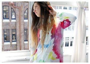 Image of MAGIC MAN CUT-OUT BLOUSE