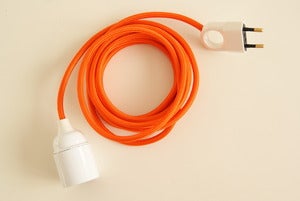 Image of Lampe baladeuse orange (non fluo) Tres tendance