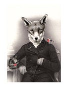 Image of Mr Christmas Fox 11 x 14 print