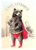 Image of The Cake Defender 11 x 14 print