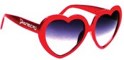 Image of Revenge is Sweeter Heart Glasses - RED