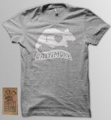 Image of Grey "I rat baltimore" shirt