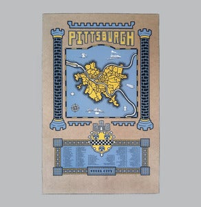 Image of pittsburgh map