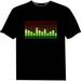 Image of LED T-Shirt (Lights up with Sound) - Equalizer Style 