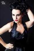 Image of *Black Duchesse Satin