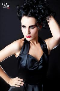 Image of *Black Duchesse Satin