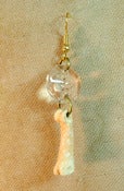 Image of Glass and Bone Earrings