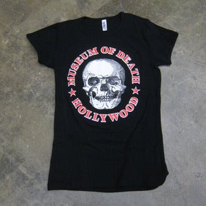 Image of Museum of Death Logo - Girly Tee (Black)