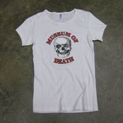 Image of Museum of Death Logo - Girly Tee (White)