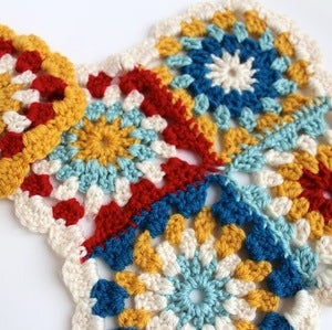 Image of Assemble Crafting Kit: Crocheted Granny Squares