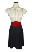 Image of Pussy Bow Shirt, Vanilla