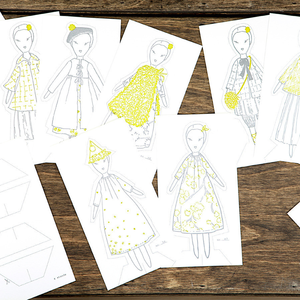 Image of Pocket paper dolls, Jess Brown