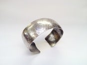 Image of Cuff Bracelet - Antiqed Silver Hex