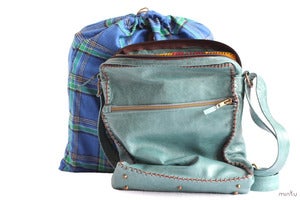 Image of Minku Messenger bag in teal