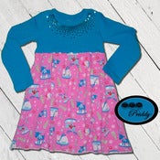 Image of Winter Polar Bear and Reindeer Dress - Size 4/5/6