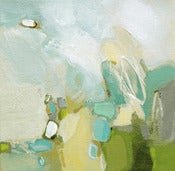 Image of Original art by Christina Baker - Silver Key, 6"x6"