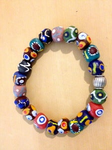 Image of Red Label 10mm Round Stone Bead Bracelets - Mbilli