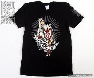 Image of Tallboy X Retrogression 'Contra Mundum' t-shirt