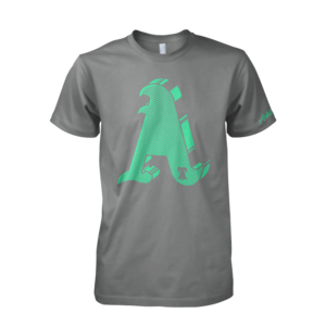 Image of 3D A Tee (Charcoal)