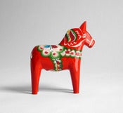 Image of Hand Painted Dala Horse