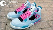 Image of Air Jordan IV retro "South Beach" Custom