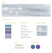 Image of wonderland blog graphic theme